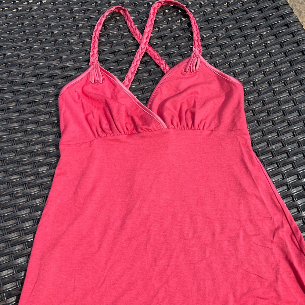 NWT Pink coral bebe top